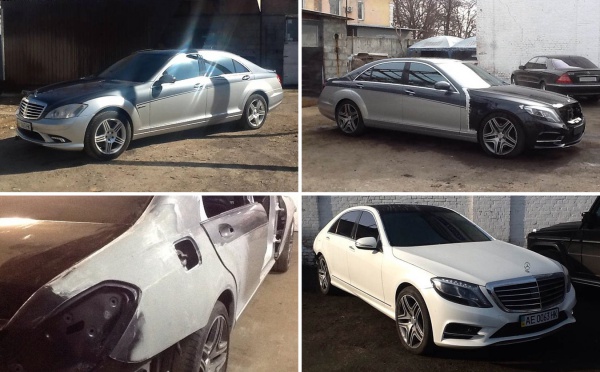 Prerábka Mercedesu zo starého nový (Ukrajina)